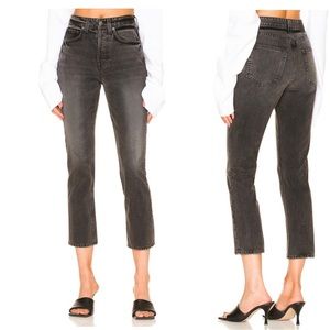 GRLFRND Karolina High Rise Straight Crop in Sunset Park